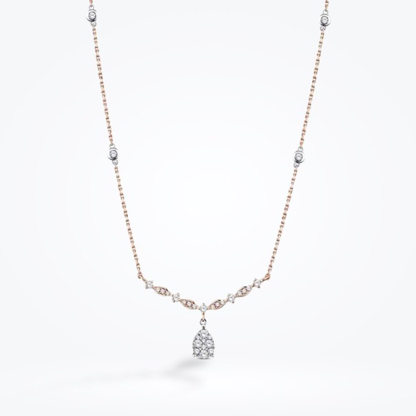 0.32 Karat Pırlanta Trend Kolye - Baroni Diamond (1)
