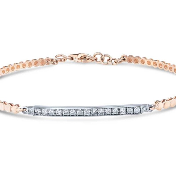 0.34 Karat Pırlanta Rose Kelepçe - Baroni Diamond (1)