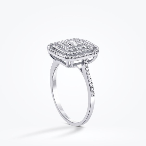 0.35 Karat Pırlanta Baget Yüzük - Baroni Diamond (1)