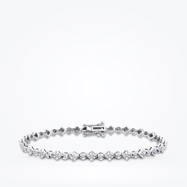 0.35 Karat Pırlanta Su Yolu Bileklik - Baroni Diamond