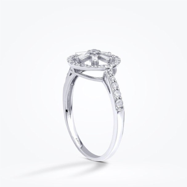 0.36 Karat Pırlanta Baget Yüzük - Baroni Diamond (1)