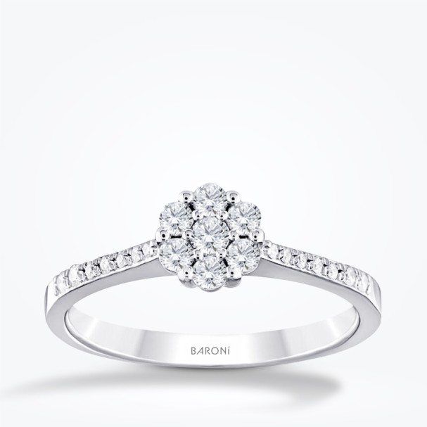 0.36 Karat Pırlanta Koronet Yüzük - Baroni Diamond