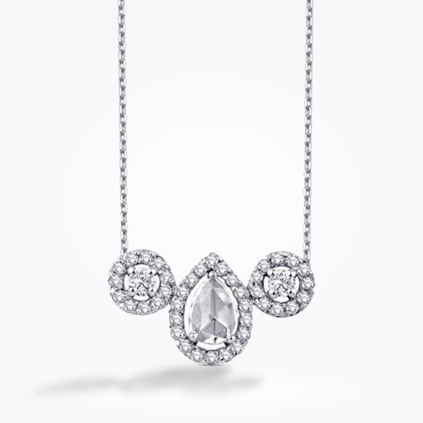 0.39 Karat Elmas Damla Kolye - Baroni Diamond