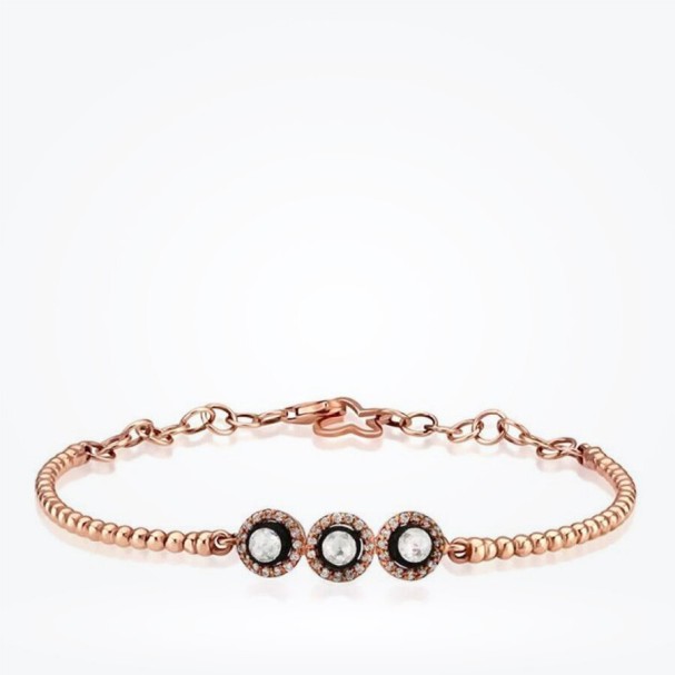 0.39 Karat Elmas Üçtaş Kelepçe - Baroni Diamond