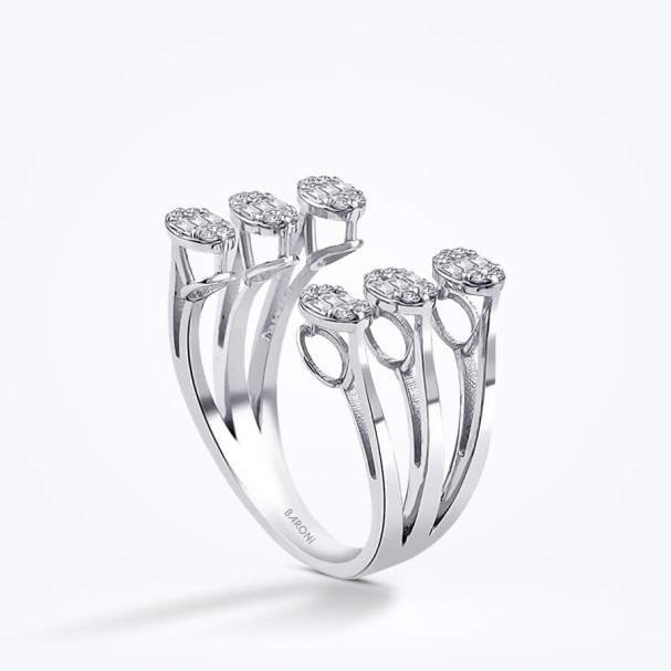 0.39 Karat Pırlanta Baget Yüzük - Baroni Diamond (1)