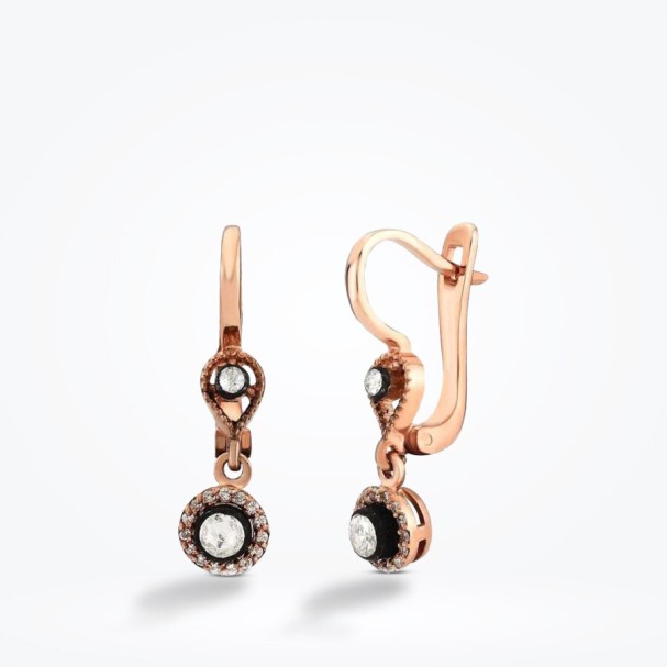 0.40 Karat Elmas Küpe - Baroni Diamond