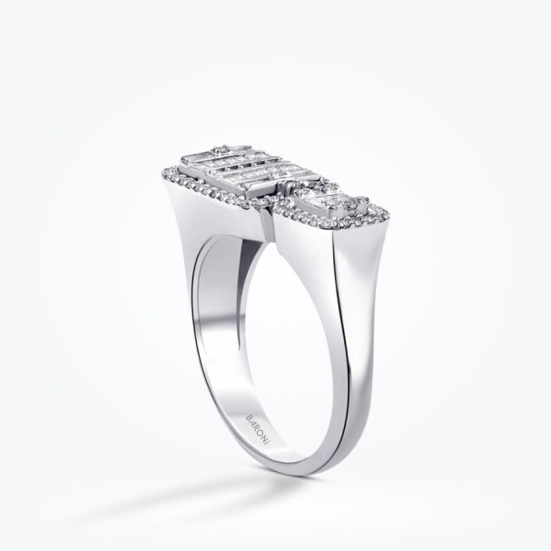 0.41 Karat Pırlanta Baget Yüzük - Baroni Diamond (1)