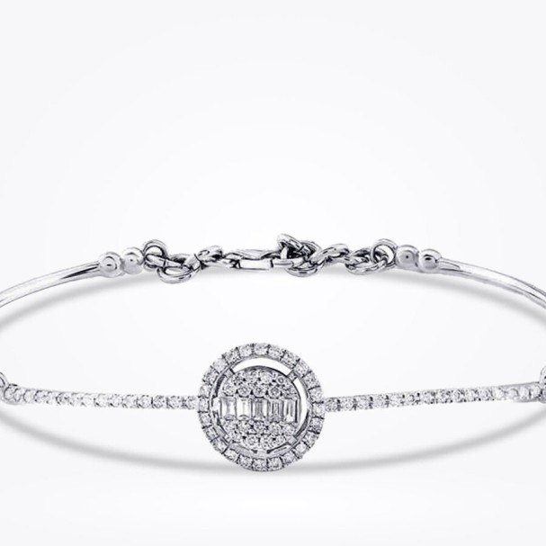 0.43 Karat Pırlanta Baget Kelepçe - Baroni Diamond (1)