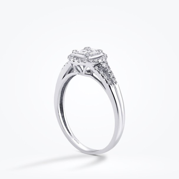 0.43 Karat Pırlanta Baget Yüzük - Baroni Diamond (1)