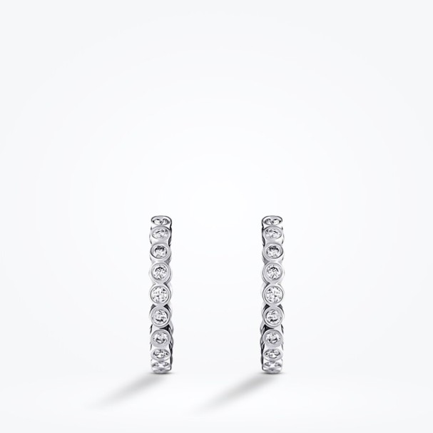 0.43 Karat Pırlanta Halka Küpe - Baroni Diamond (1)