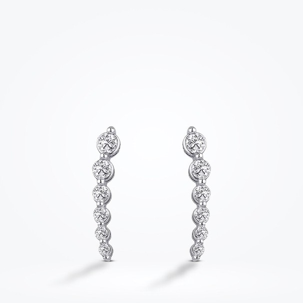 0.43 Karat Pırlanta Trend Küpe - Baroni Diamond (1)