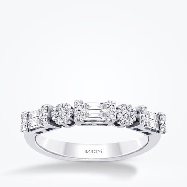 0.44 Karat Pırlanta Baget Yüzük - Baroni Diamond