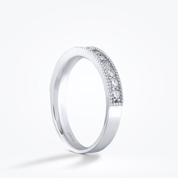 0.25 Karat Pırlanta Yarımtur Yüzük - Baroni Diamond (1)
