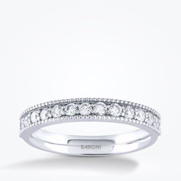 0.25 Karat Pırlanta Yarımtur Yüzük - Baroni Diamond