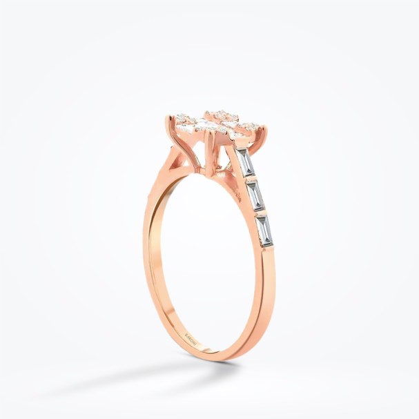 0.47 Karat Pırlanta Baget Yüzük - Baroni Diamond (1)