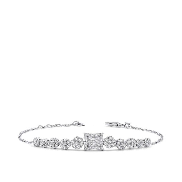 0.49 Karat Pırlanta Baget Trend Bileklik - Baroni Diamond