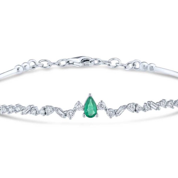 0.50 Karat Pırlanta Zümrüt Kelepçe - Baroni Diamond (1)