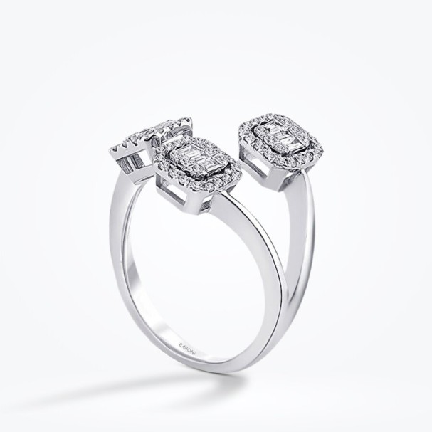 0.51 Karat Pırlanta Baget Yüzük - Baroni Diamond (1)