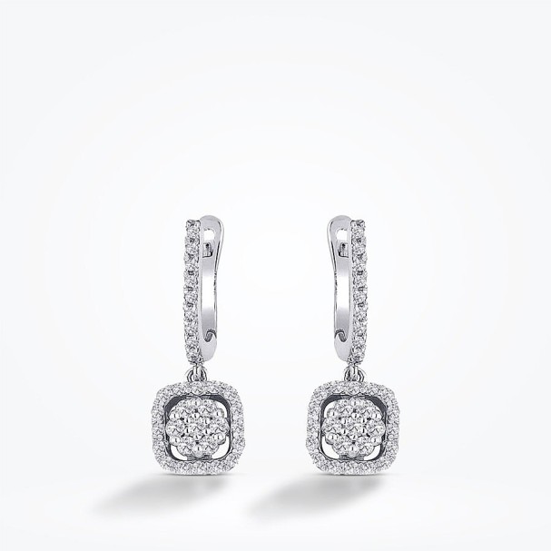 0.48 Karat Pırlanta Trend Küpe - Baroni Diamond