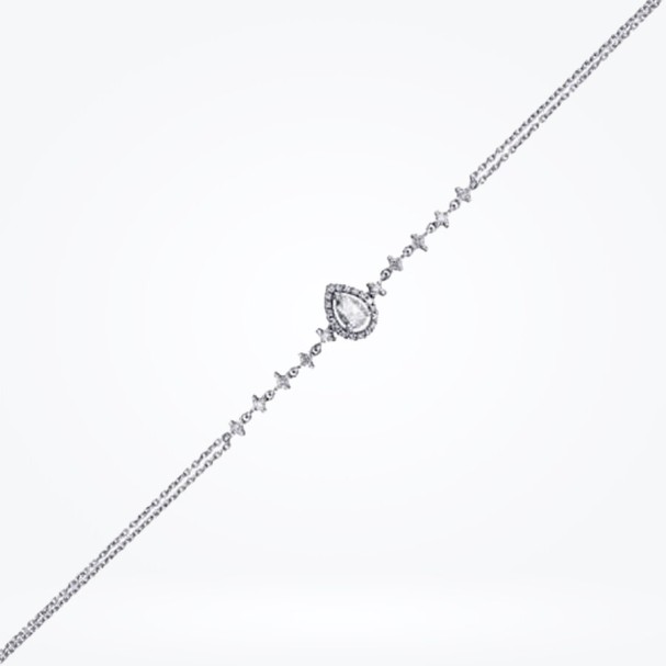 0.54 Karat Pırlanta Damla Elmas Bileklik - Baroni Diamond (1)