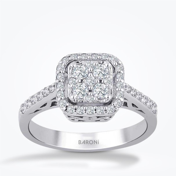 0.54 Karat Pırlanta Trend Yüzük - Baroni Diamond