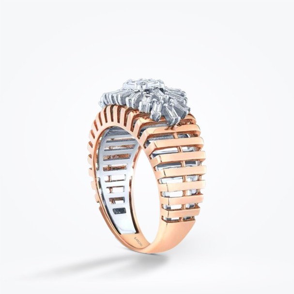 0.58 Karat Pırlanta Baget Yüzük - Baroni Diamond (1)