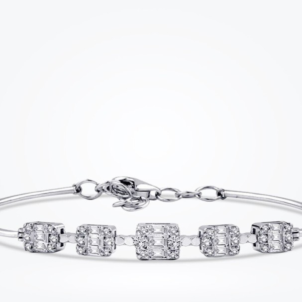 0.60 Karat Pırlanta Baget Bileklik - Baroni Diamond (1)