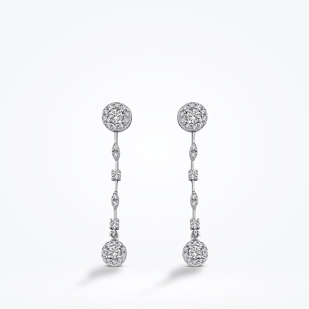 0.90 Karat Pırlanta Trend Küpe - Baroni Diamond (1)