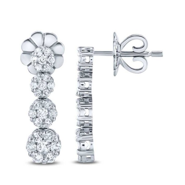 0.63 Karat Pırlanta Trend Küpe - Baroni Diamond