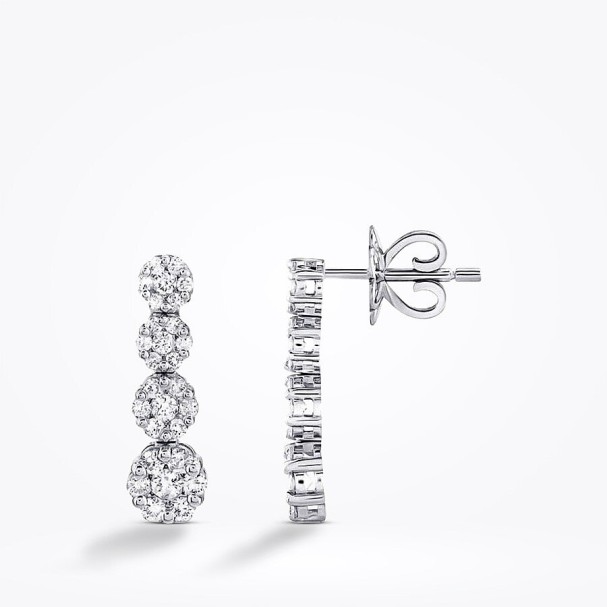 0.63 Karat Pırlanta Trend Küpe - Baroni Diamond