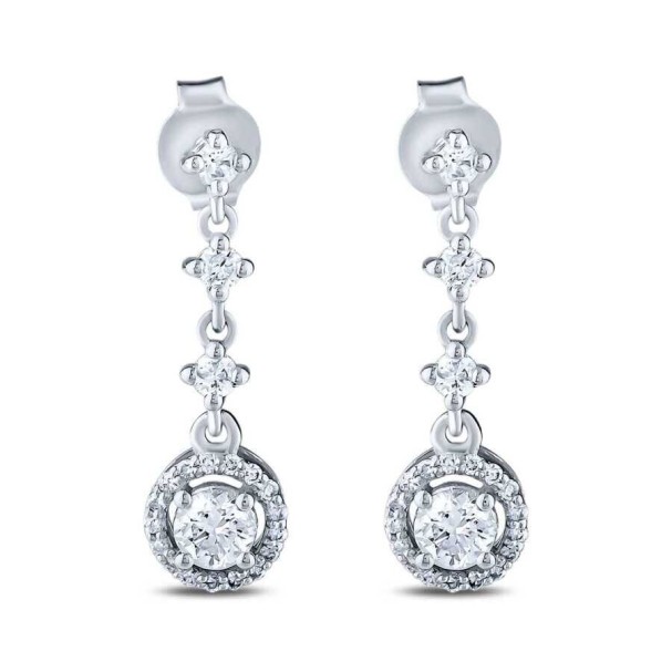 0.63 Karat Pırlanta Trend Küpe - Baroni Diamond (1)