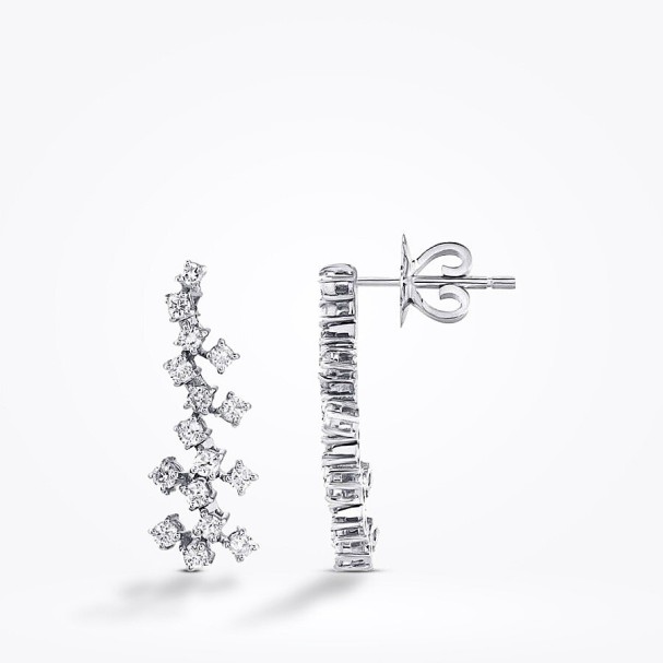 0.65 Karat Pırlanta Trend Küpe - Baroni Diamond