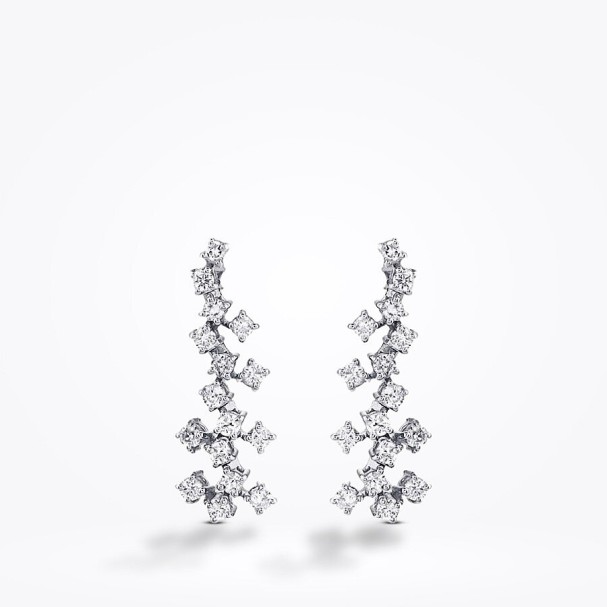 0.65 Karat Pırlanta Trend Küpe - Baroni Diamond (1)