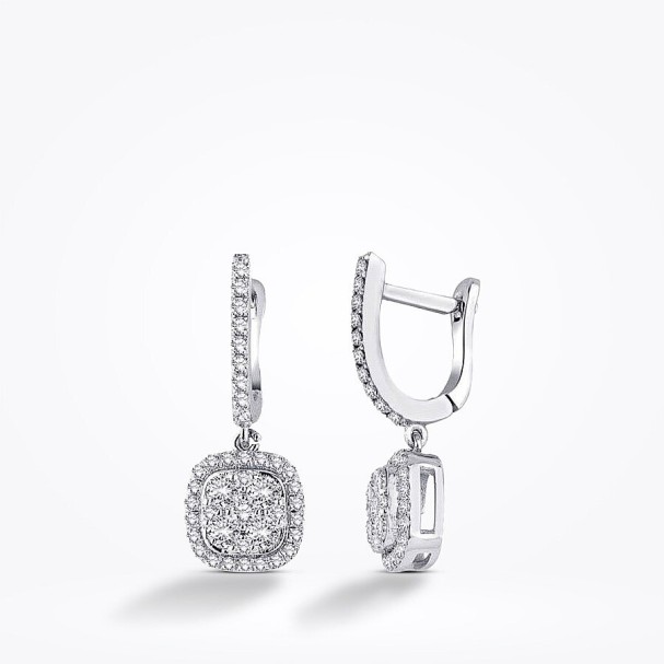 0.68 Karat Pırlanta Trend Küpe - Baroni Diamond