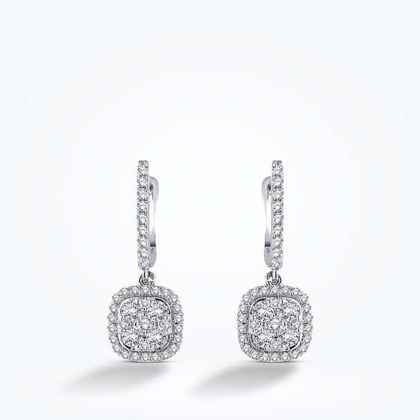 0.68 Karat Pırlanta Trend Küpe - Baroni Diamond (1)