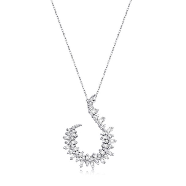 0.82 Karat Pırlanta Baget Kolye - Baroni Diamond