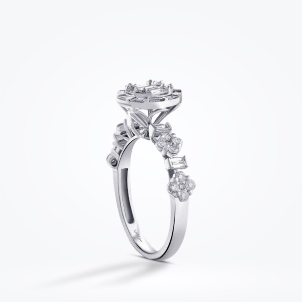 0.82 Karat Pırlanta Baget Yüzük - Baroni Diamond (1)
