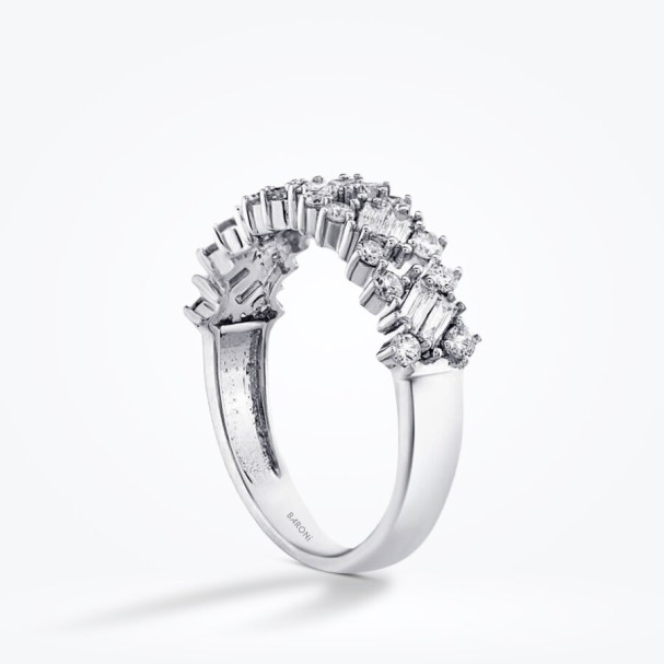 0.83 Karat Pırlanta Baget Yüzük - Baroni Diamond (1)