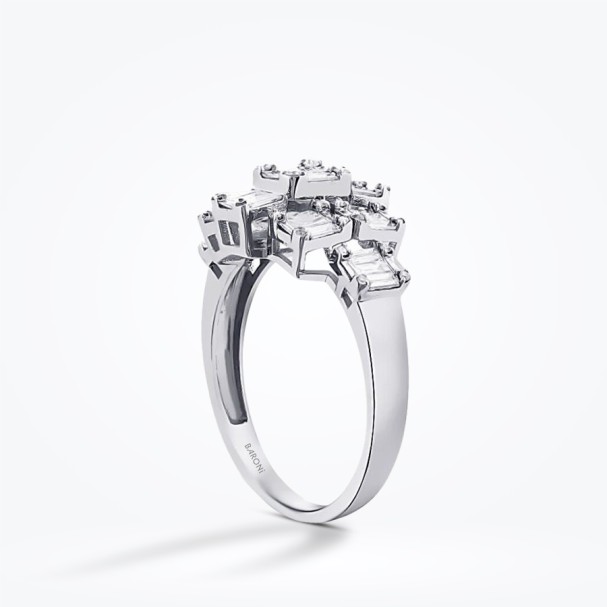0.87 Karat Pırlanta Baget Yüzük - Baroni Diamond (1)