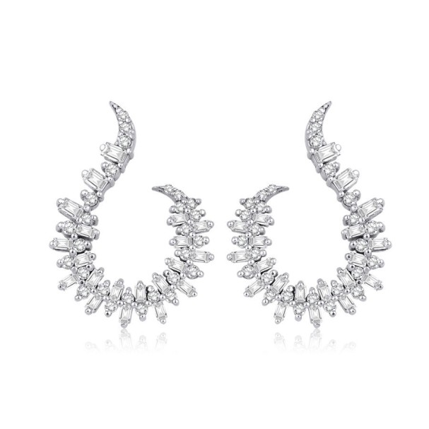 0.88 Karat Pırlanta Baget Küpe - Baroni Diamond (1)