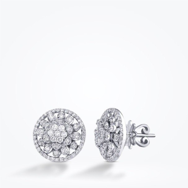 0.89 Karat Pırlanta Trend Küpe - Baroni Diamond