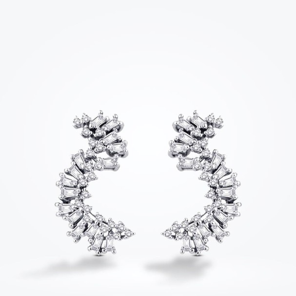 0.74 Karat Pırlanta Trend Küpe - Baroni Diamond (1)