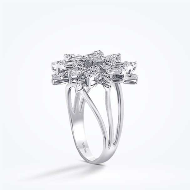 0.91 Karat Pırlanta Baget Yüzük - Baroni Diamond (1)