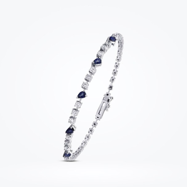1.66 Karat Pırlantalı Safir Bileklik - Baroni Diamond (1)