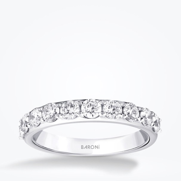 1.00 Karat Pırlanta Yarımtur Yüzük - Baroni Diamond