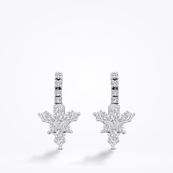 0.81 Karat Pırlanta Trend Küpe - Baroni Diamond (1)