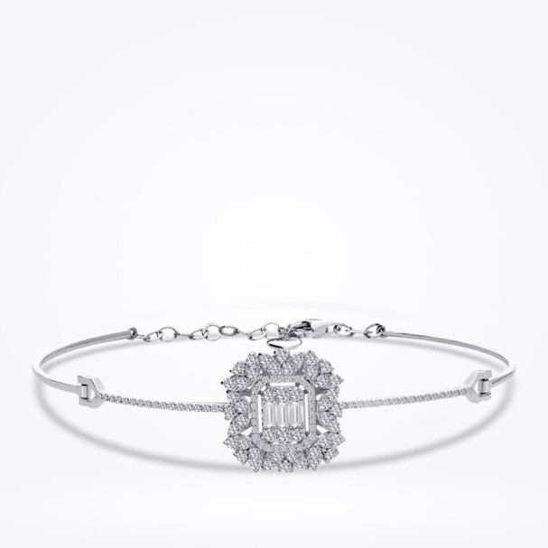 1.13 Karat Pırlanta Baget Bileklik - Baroni Diamond