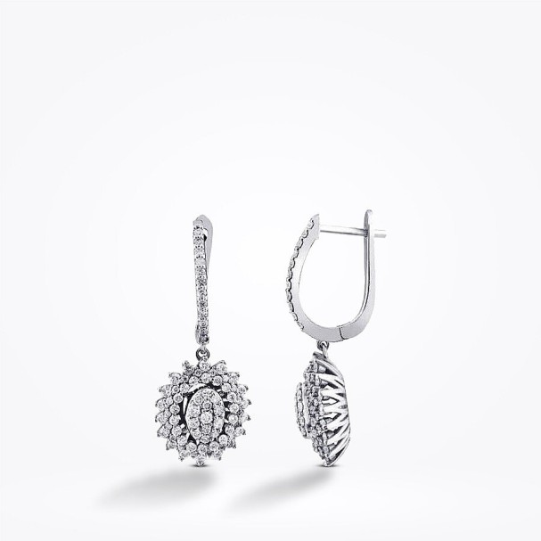 1.15 Karat Pırlanta Trend Küpe - Baroni Diamond