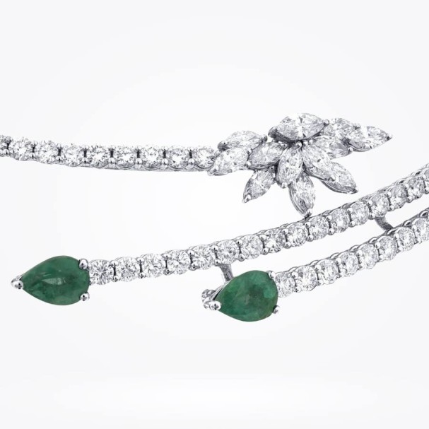 11.65 Karat Pırlanta Zümrüt Gerdanlık - Baroni Diamond (1)