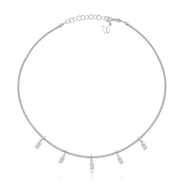 1.24 Karat Pırlanta Baget Kolye - Baroni Diamond